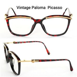 Super Cool Vintage Paloma Picasso  Retro chic Eyeglasses Frames
